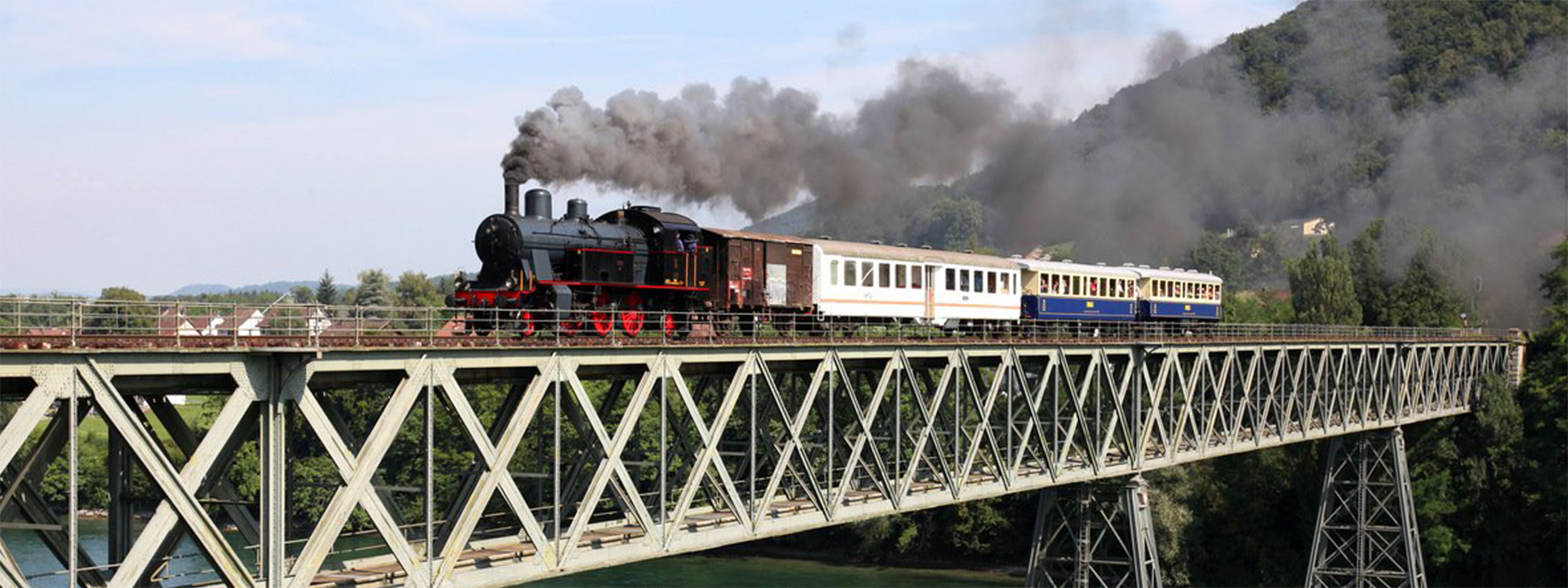 Sonderfahrt Eisenbahnbrücke Hemishofen